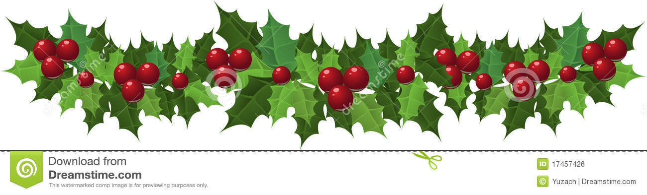 2956 Holly free clipart.