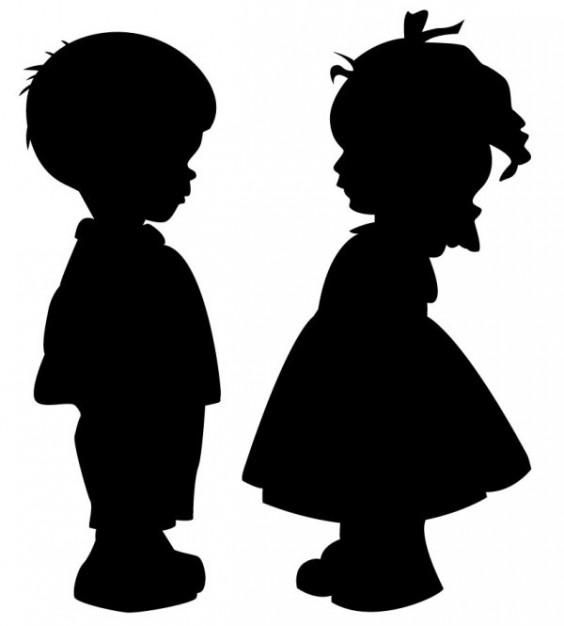 Boy Girl Silhouette Clip Art Jpg Boy Girl Silhouette Clip Art.