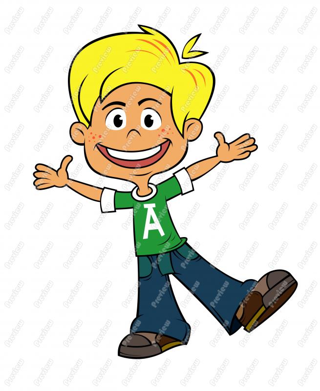 Free Animated Clipart Boy.