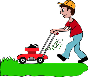 240 Mowing free clipart.