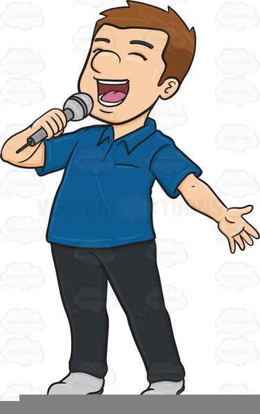 Singing Boy Clipart.