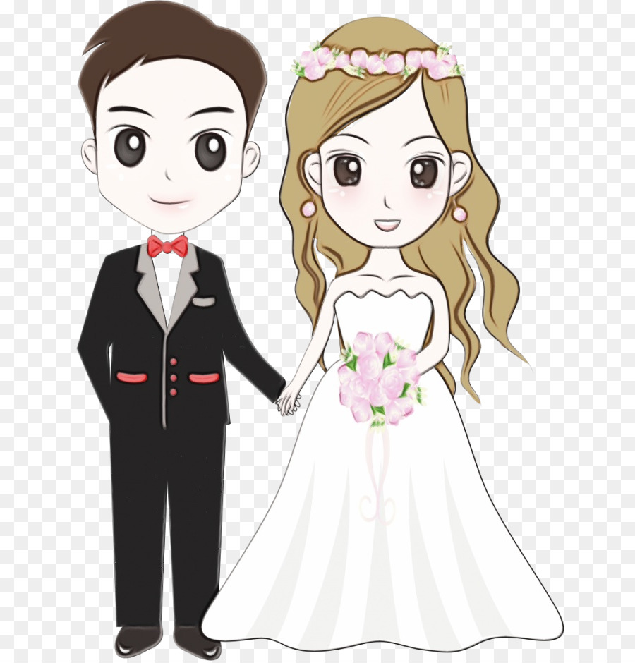 Bride And Groom Cartoon.