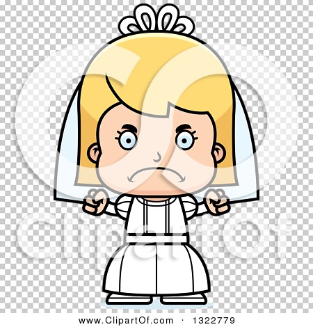 Royalty Free Bridezilla Clip Art by Cory Thoman.