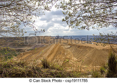 Pictures of garzweiler brown coal surface mining germany.