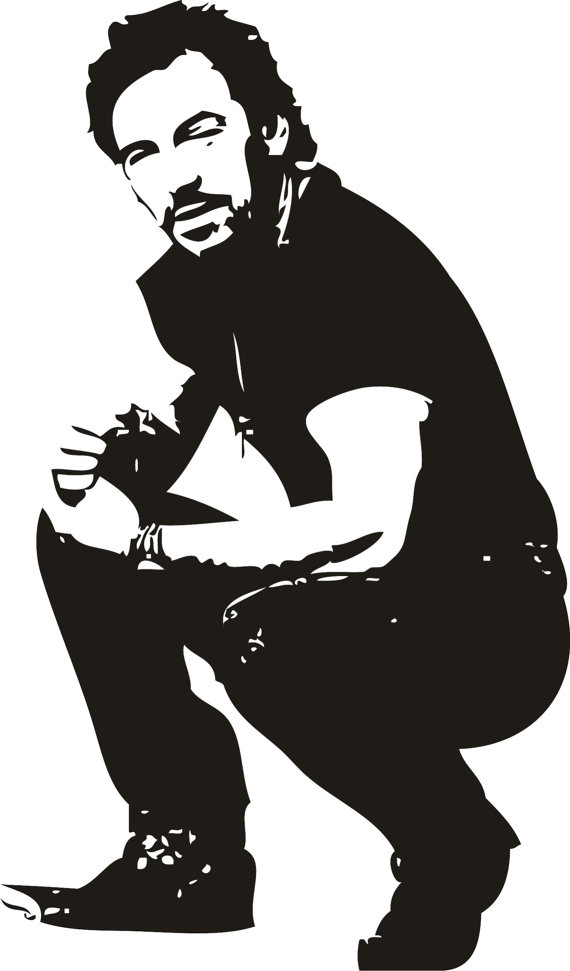 Bruce springsteen clipart.