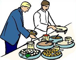 Free Buffet Clipart.