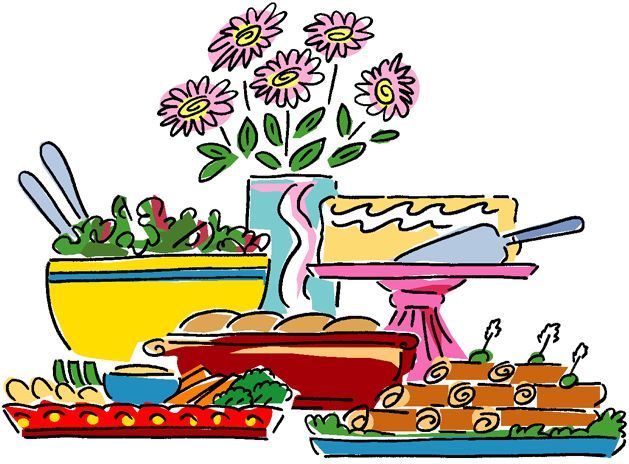 Buffet Lunch Clipart.