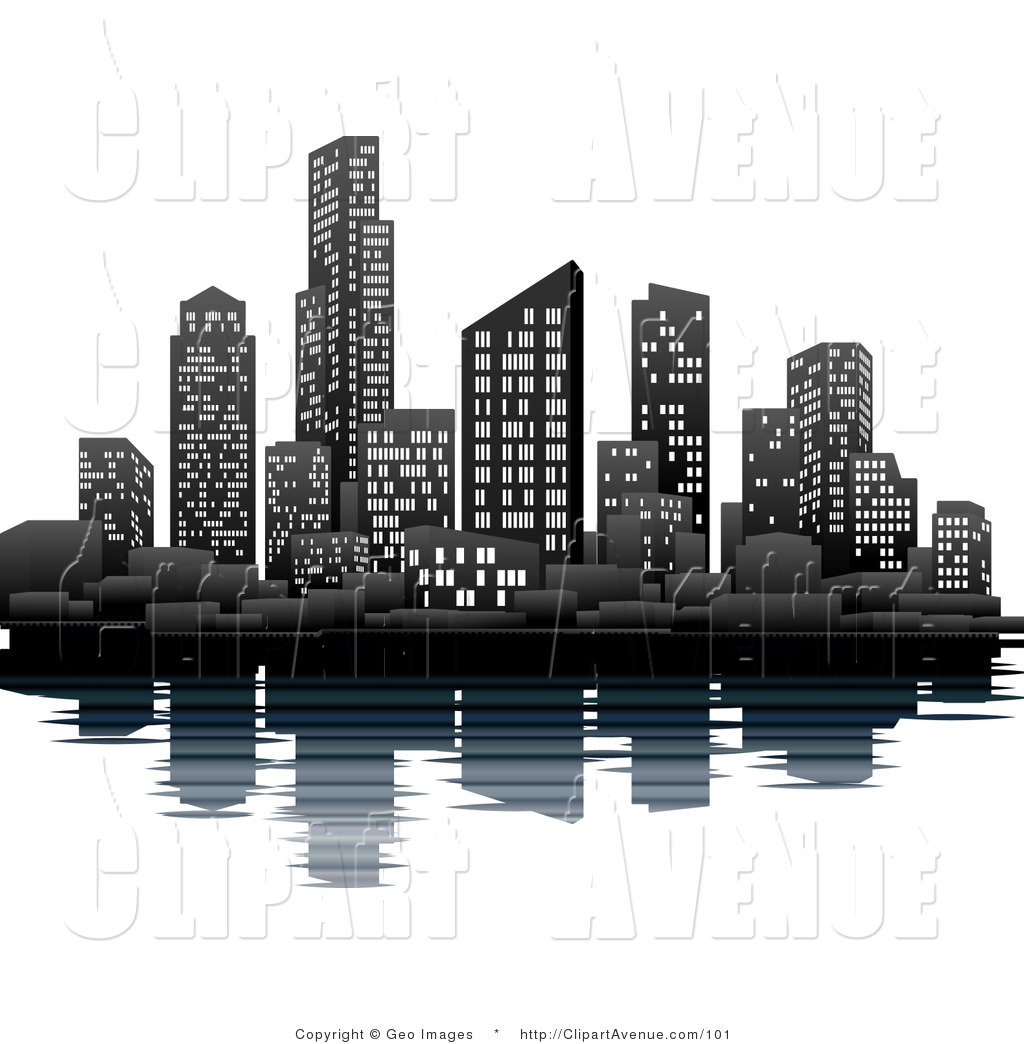 City Buildings Clipart.