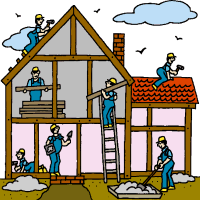 Build house clip art.