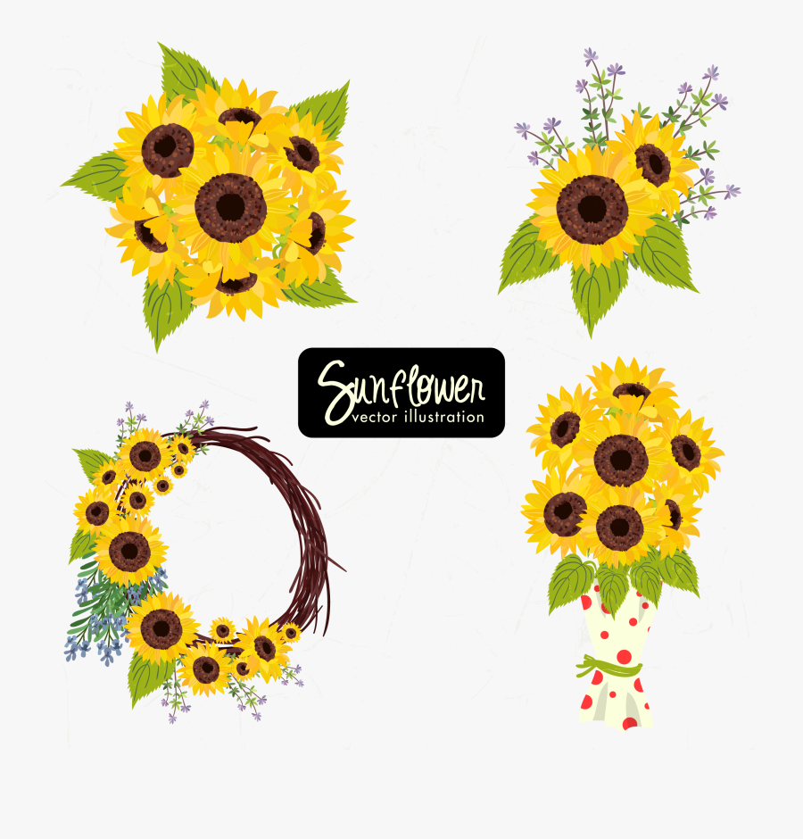 Basket Clipart Sunflower.