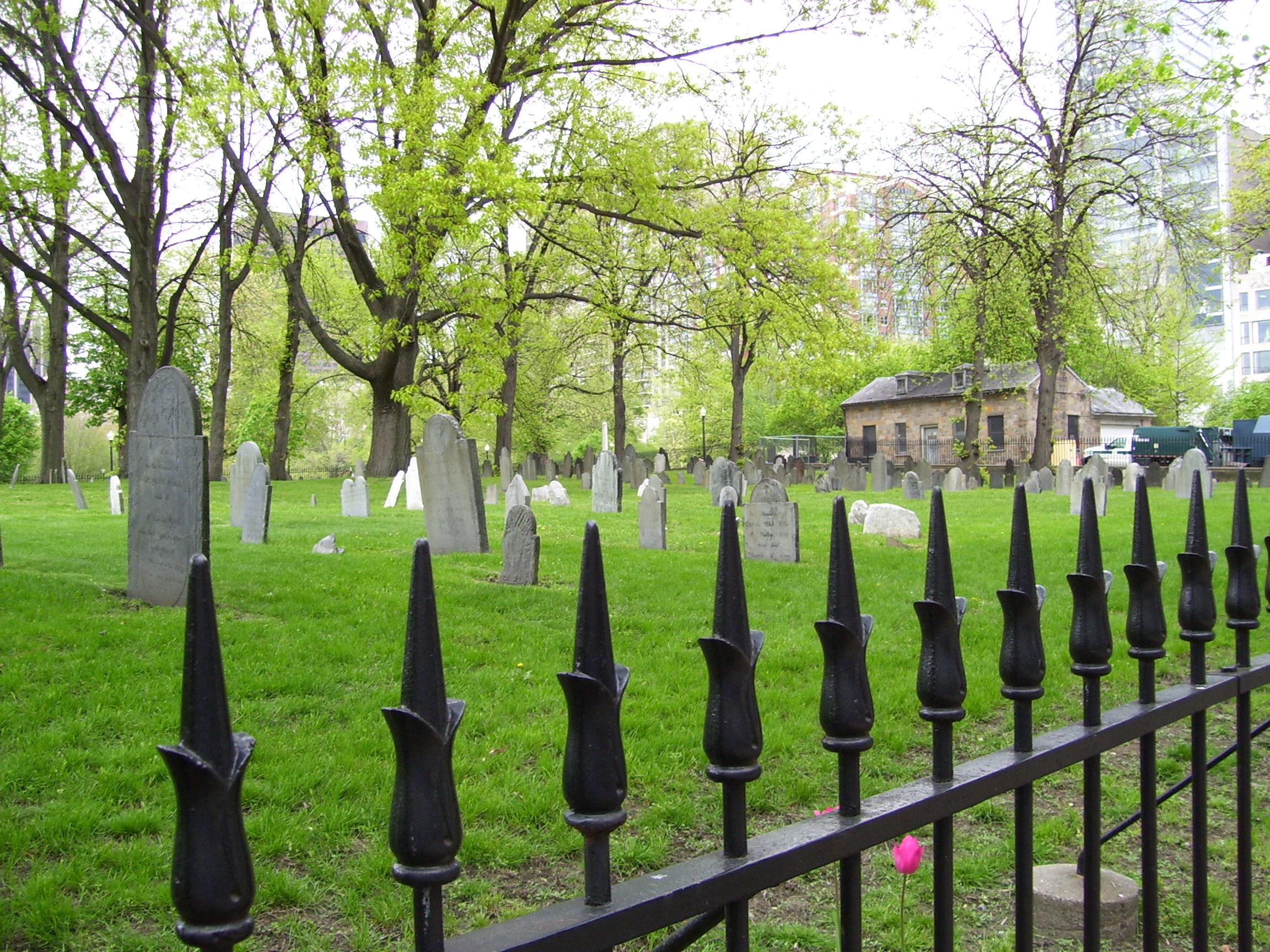 20 historic Greater Boston cemeteries, mapped.