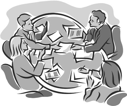 Business meeting clip art free 2.