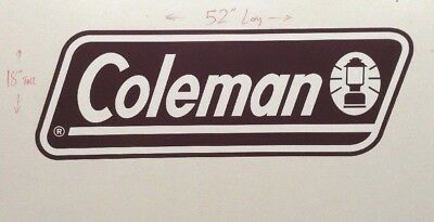 COLEMAN DUTCHMEN LIGHT Series Rv Front Logo Decal 52\