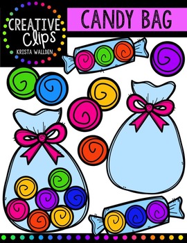 FREE Candy Bag {Creative Clips Digital Clipart}.