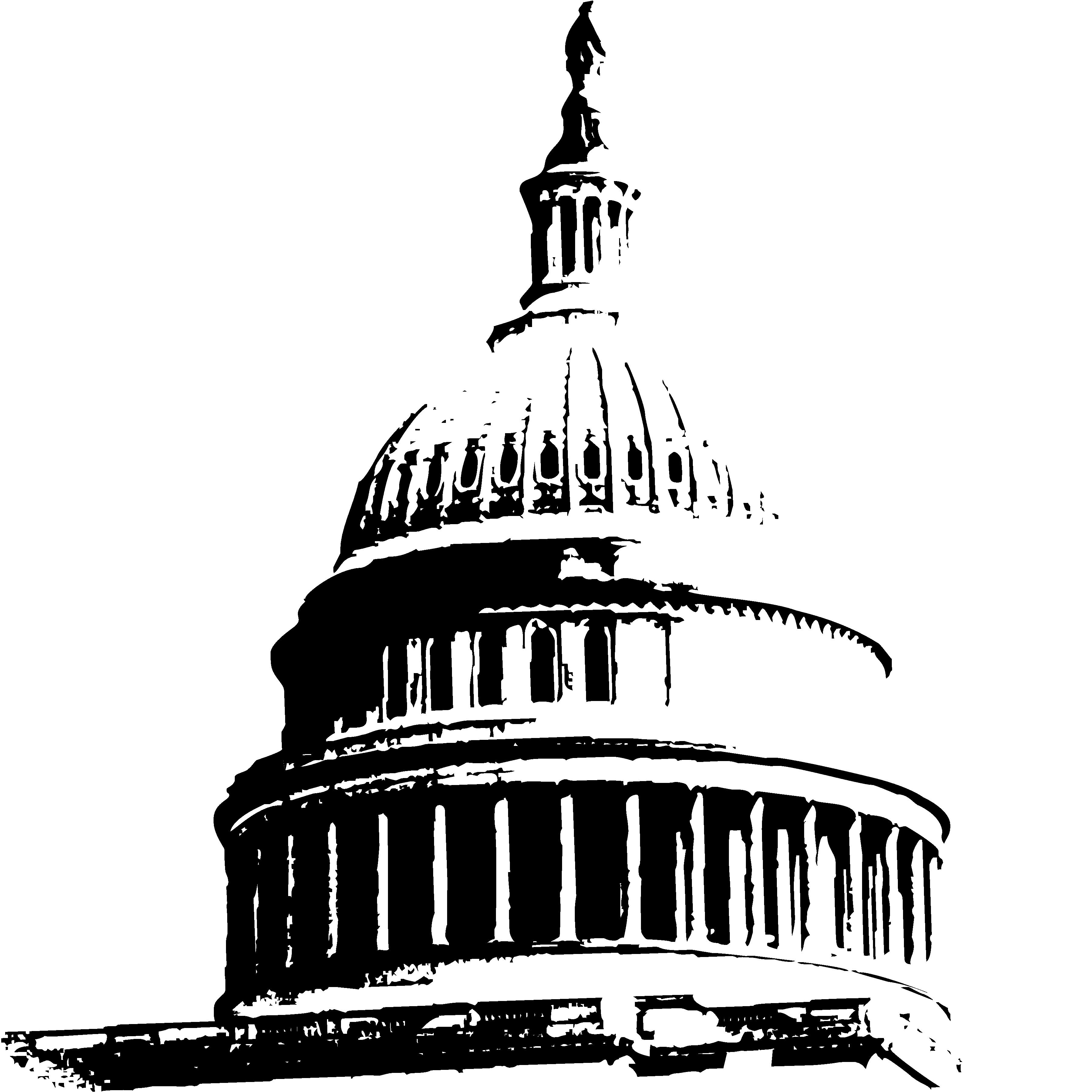 Us capitol building clipart.