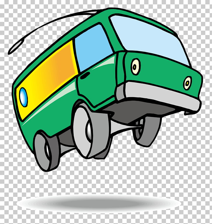 Bus Van Car , Cartoon car PNG clipart.