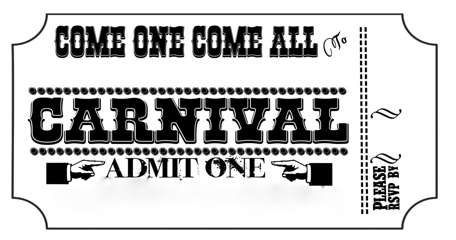 Carnival ticket clipart 7 » Clipart Station.