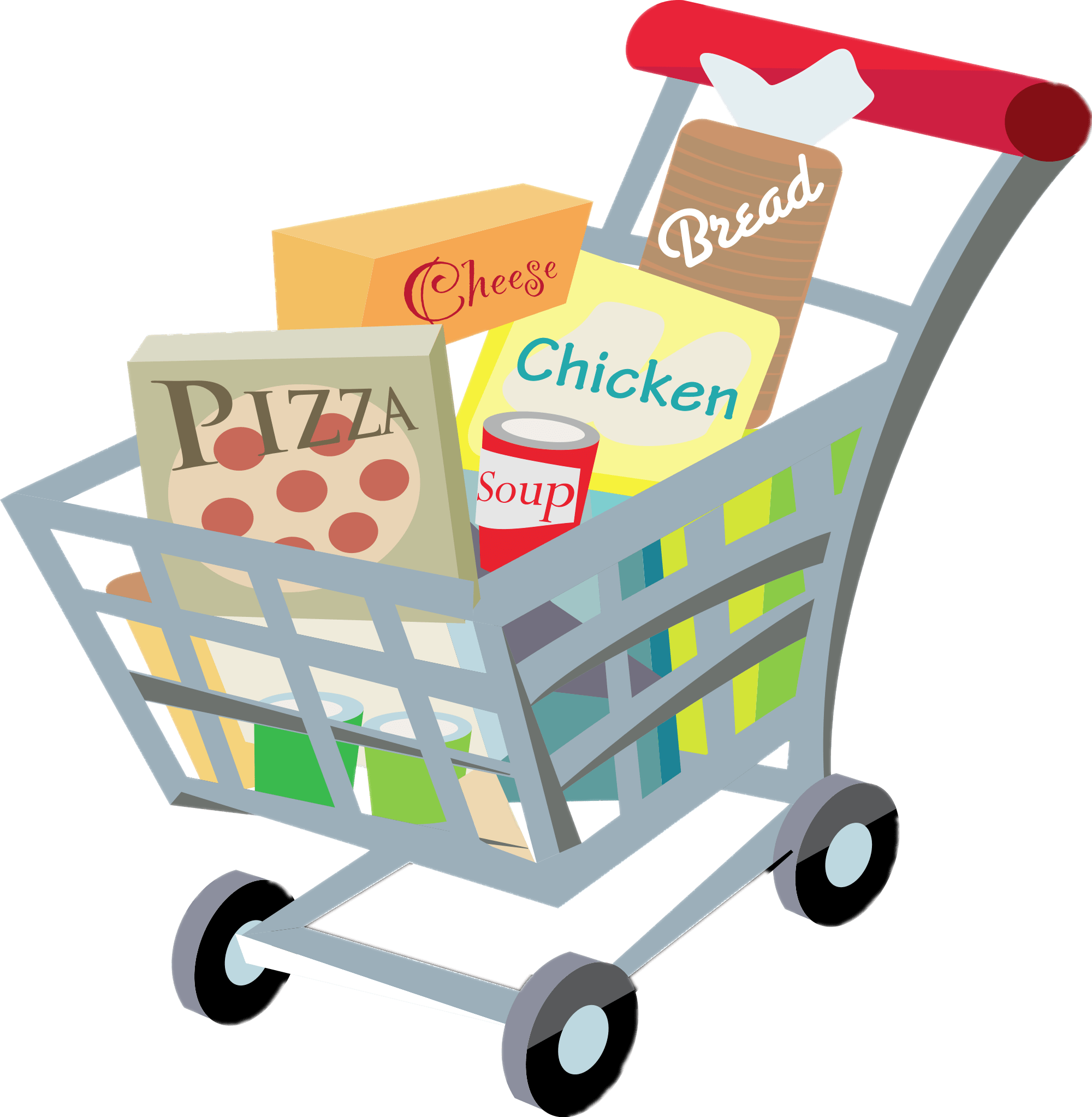 Shopping Cart Clipart transparent PNG.