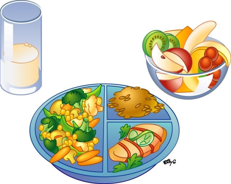 Healthy lunch food clipart in 2019.