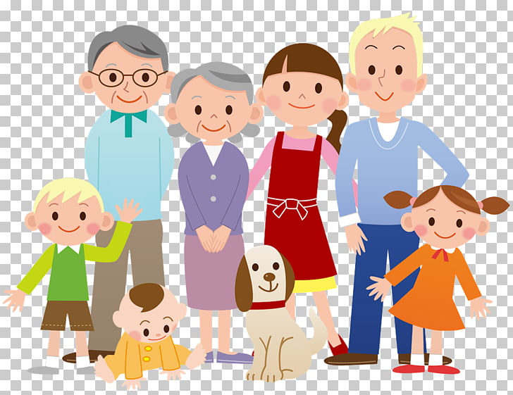 Family Cartoon , Family, family PNG clipart.