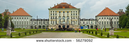 Castle Munich Nymphenburg Park Stock Photos, Royalty.