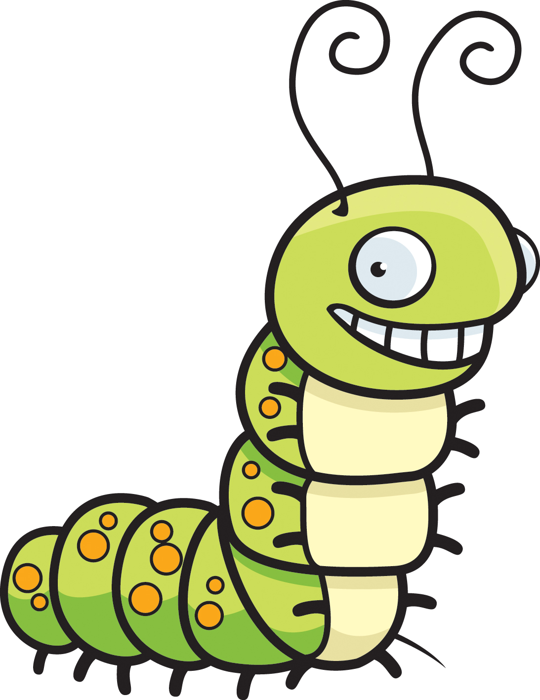 1599 Caterpillar free clipart.