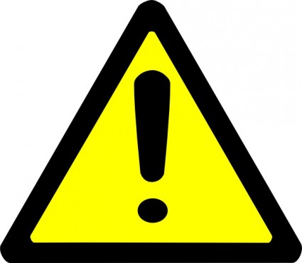 Caution Sign Clipart.