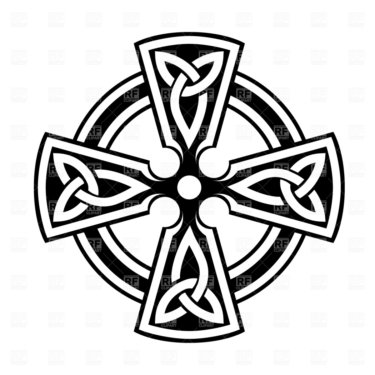 255 Celtic Cross free clipart.