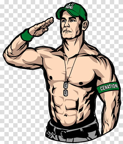 John Cena , John Cena illustration transparent background.