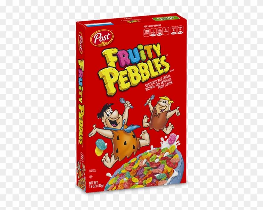 Fruity Pebbles Box.