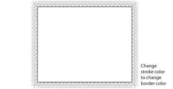 Certificate Border Design.