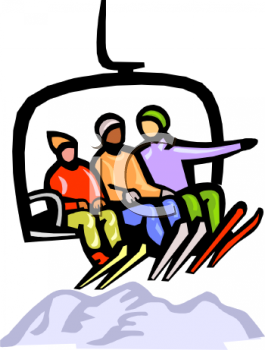 Ski Lift Clipart.