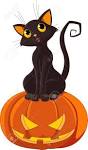 Chat noir clipart.