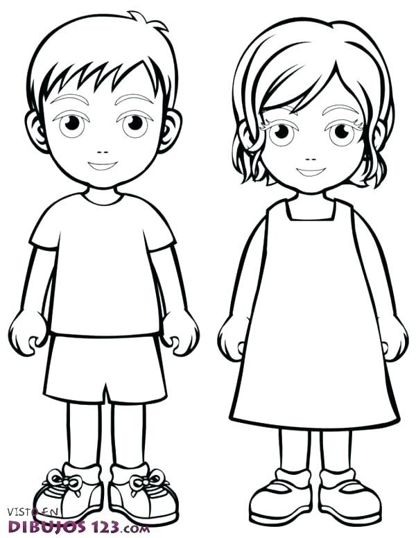 Child Outline Free Download Clip Art.