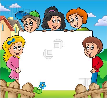 Free Clip Art Borders and Frames with Children.