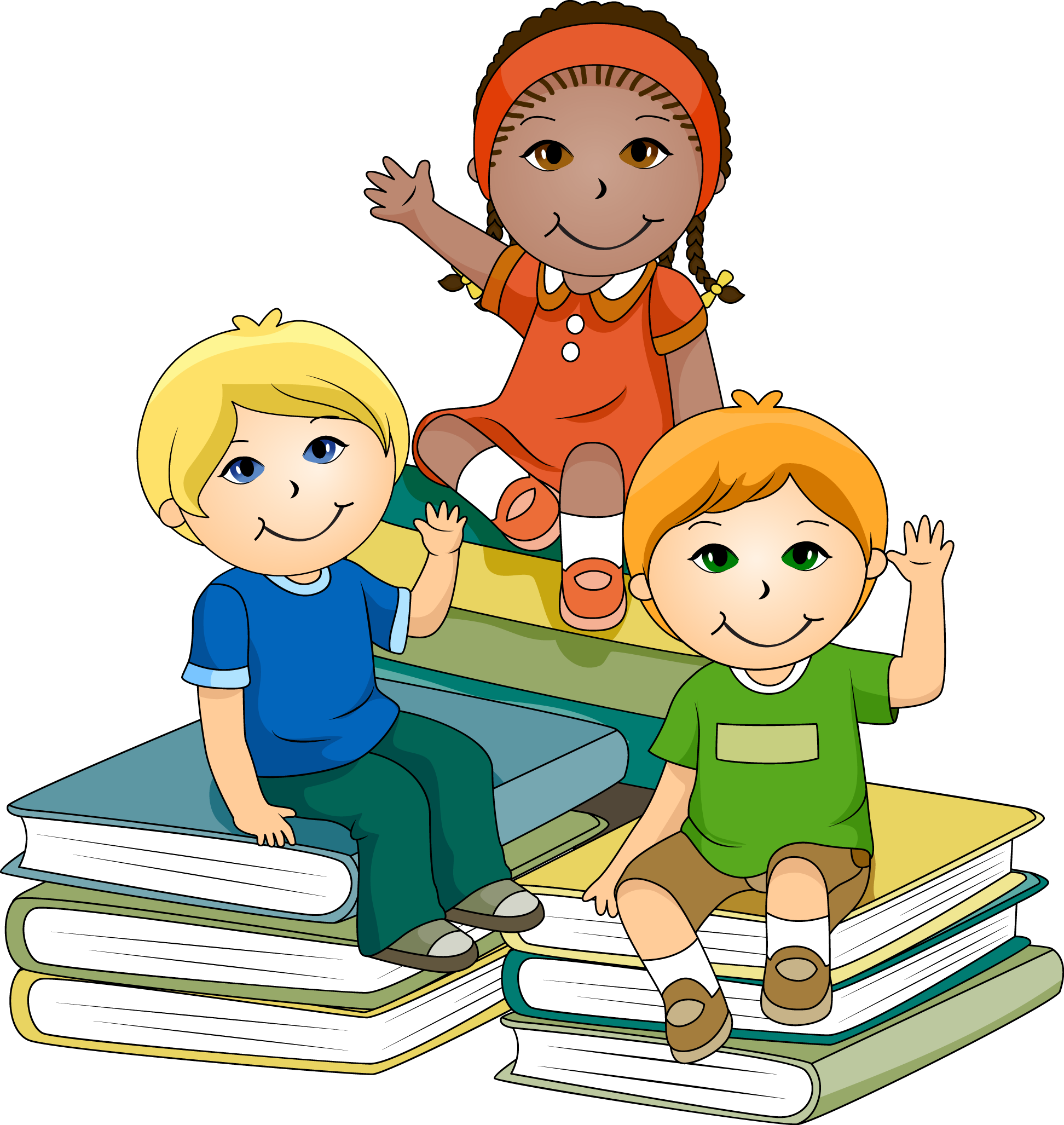 Vector and Kids Reading With Teacher Clipart 9806 Favorite.