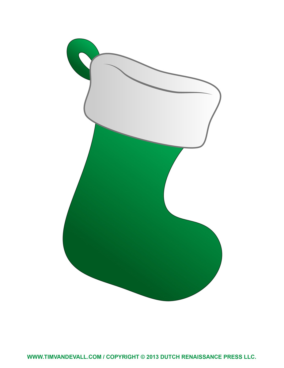 Christmas stocking pictures clip art.