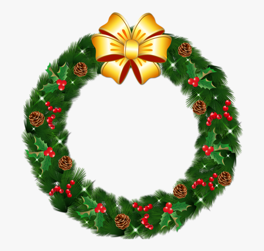 Christmas Wreath Clipart, Christmas Clipart Free, Christmas.