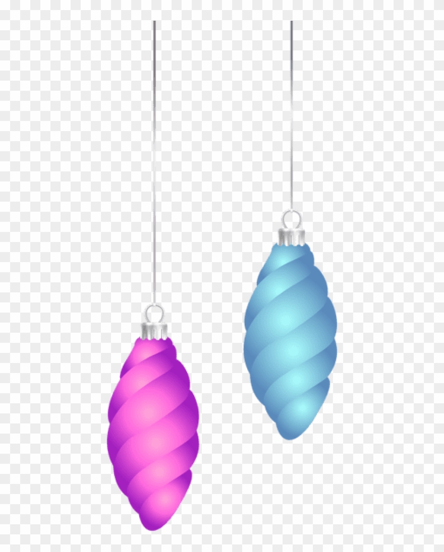 Christmas Ornaments Png Clip.