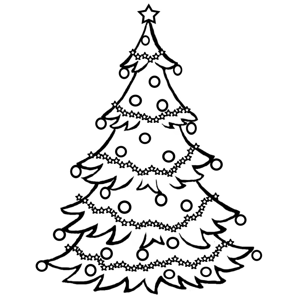 Christmas Tree Outline.