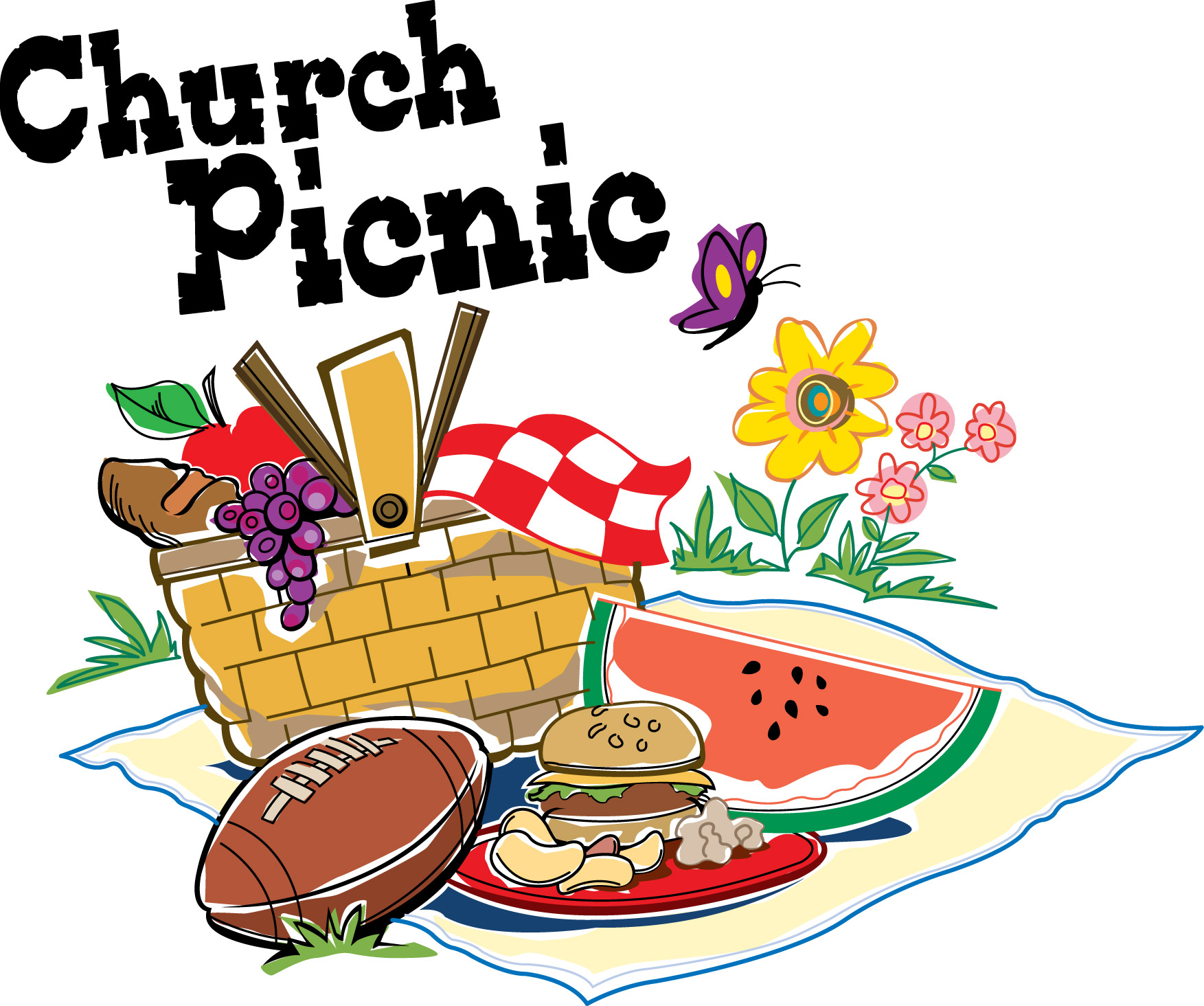 Church Fellowship Dinner Clipart.