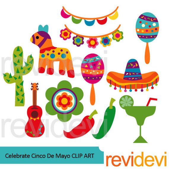 Celebrate Cinco De Mayo clipart, Mexican cinco de mayo clipart.