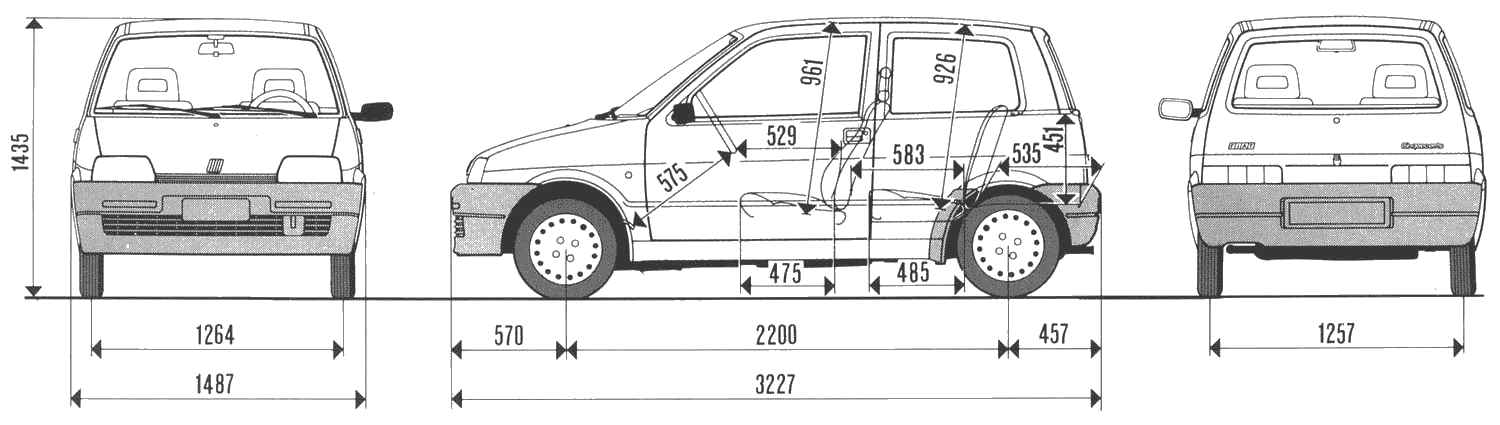 Fiat Cinquecento group A (1992).