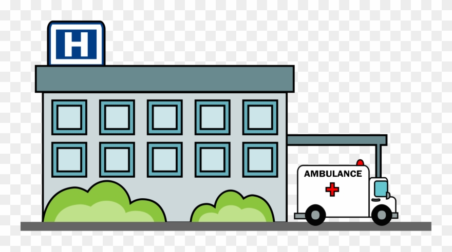 Clipart Hospital Building.