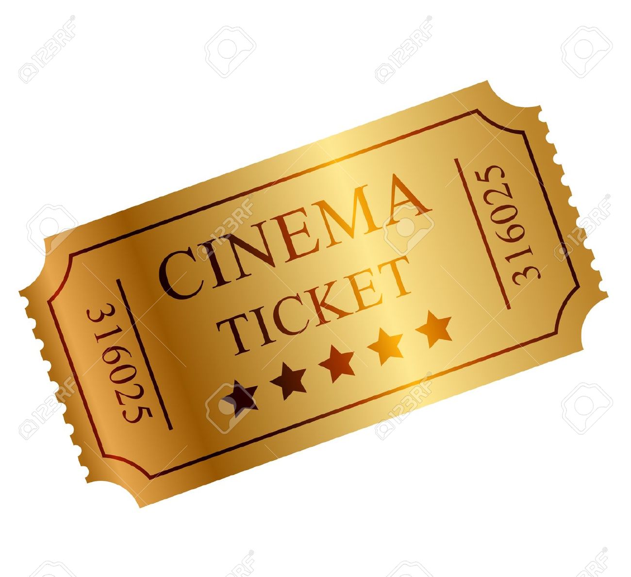 Movie Ticket Clipart 6.