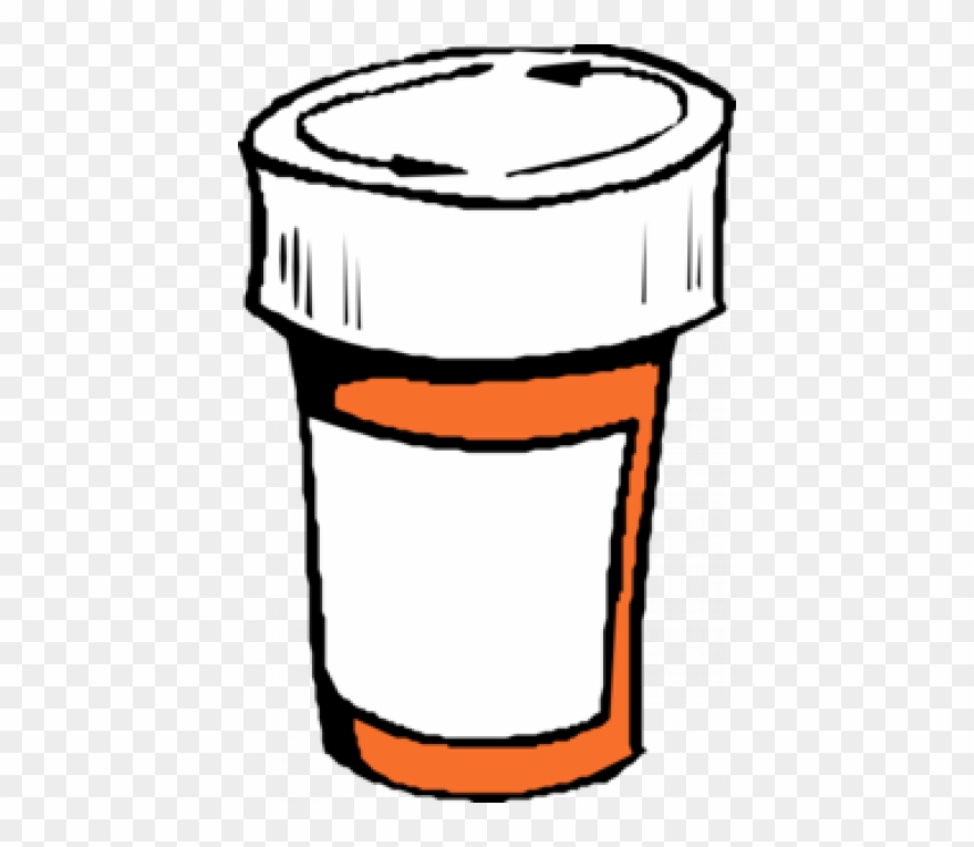 Pill Bottle Clipart.