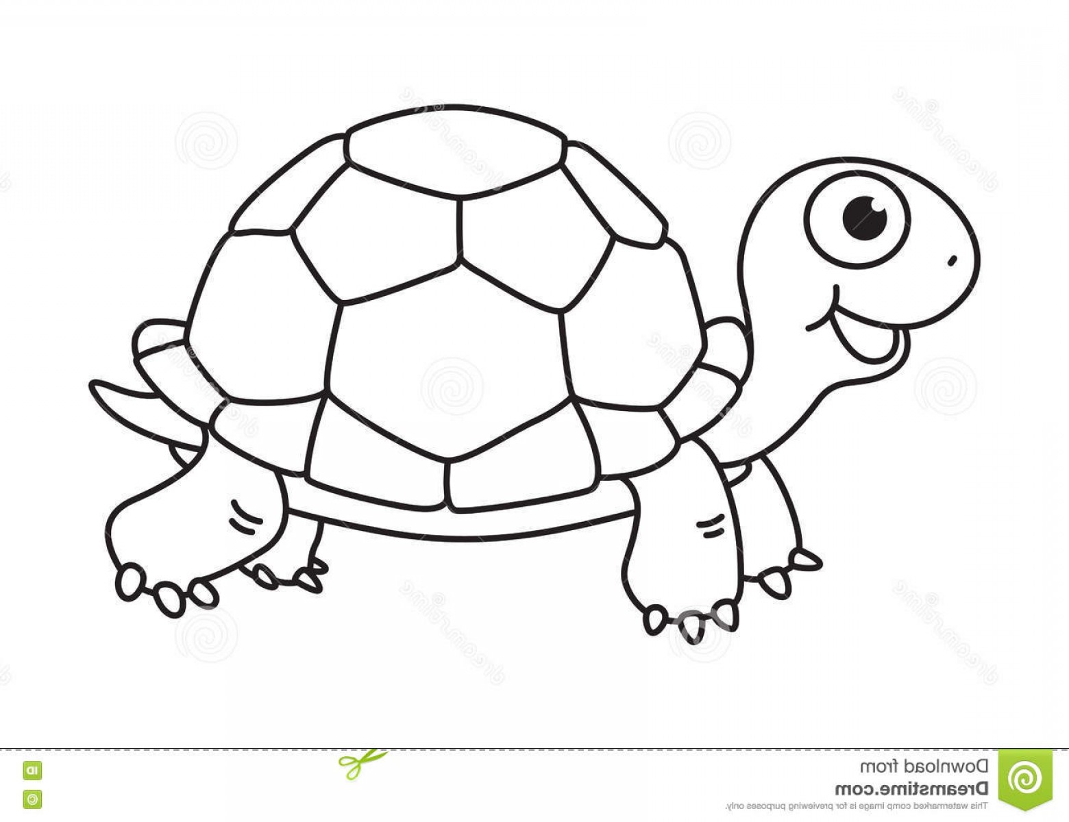 Stock Illustration Cartoon Turtle Vector Clip Art Eps Image.