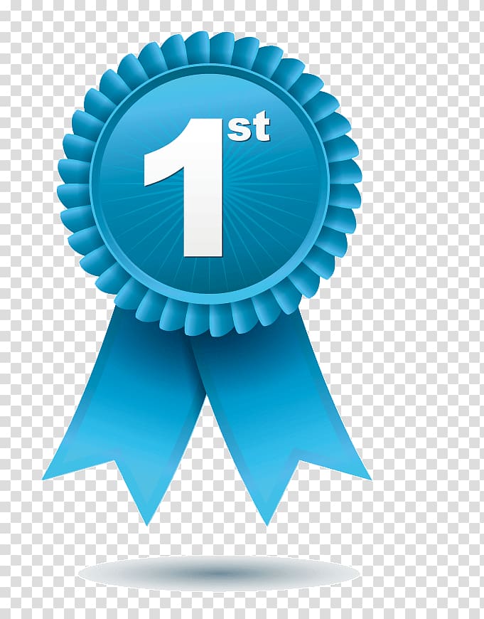 Ribbon Award Medal , First medal transparent background PNG.