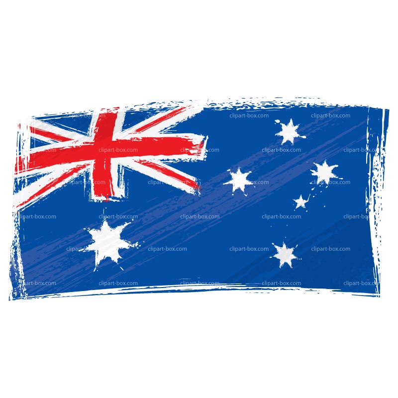 CLIPART AUSTRALIA FLAG.