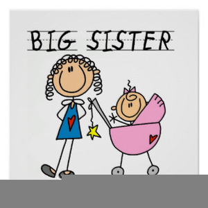 Big Sister Little Brother Clipart.